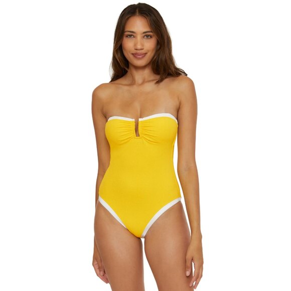 ✨HP✨TRINA TURK Courtside Collection Bandeau One Piece Swimsuit - Size: 8 NEW - Picture 7 of 7